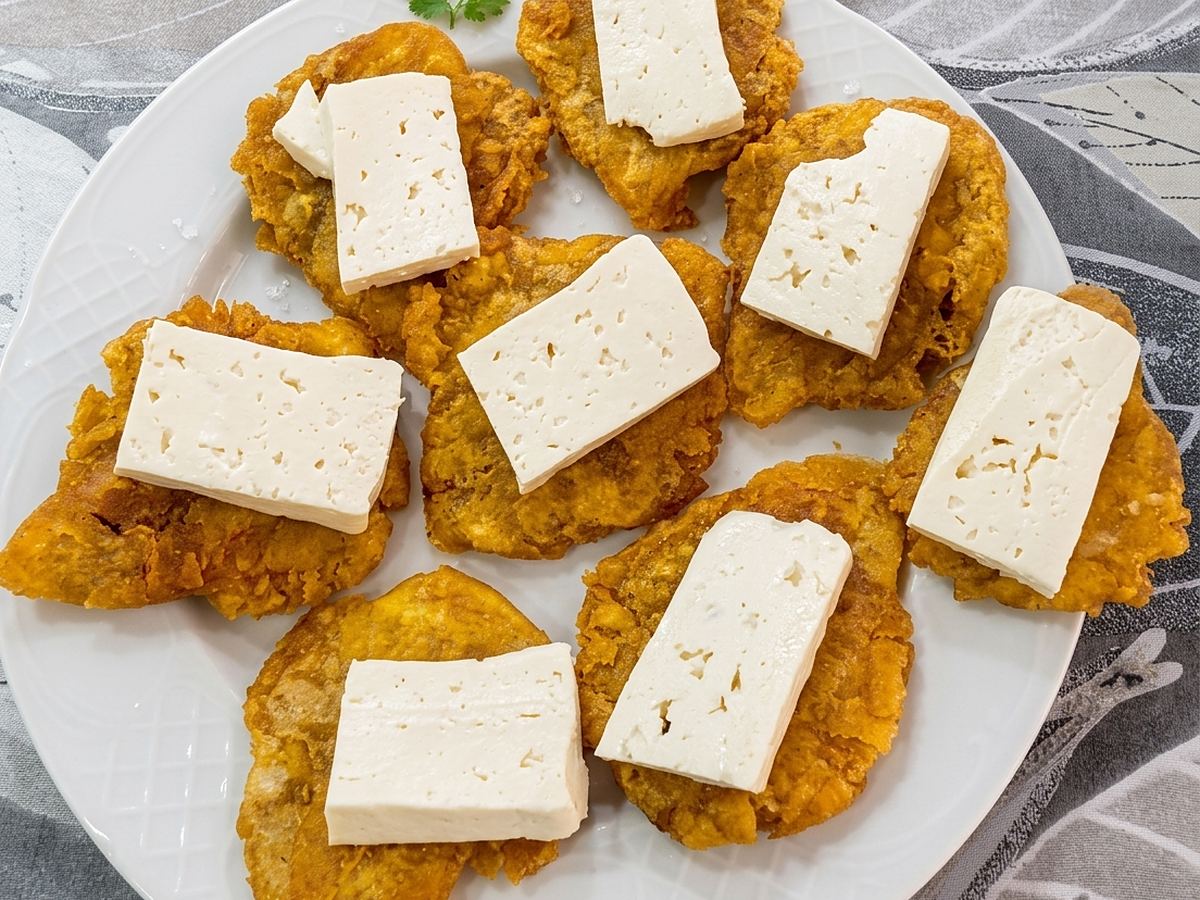 Patacón con queso · Restaurante Marianita, Alcantarilla